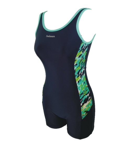 WL1482大女4角泳衣